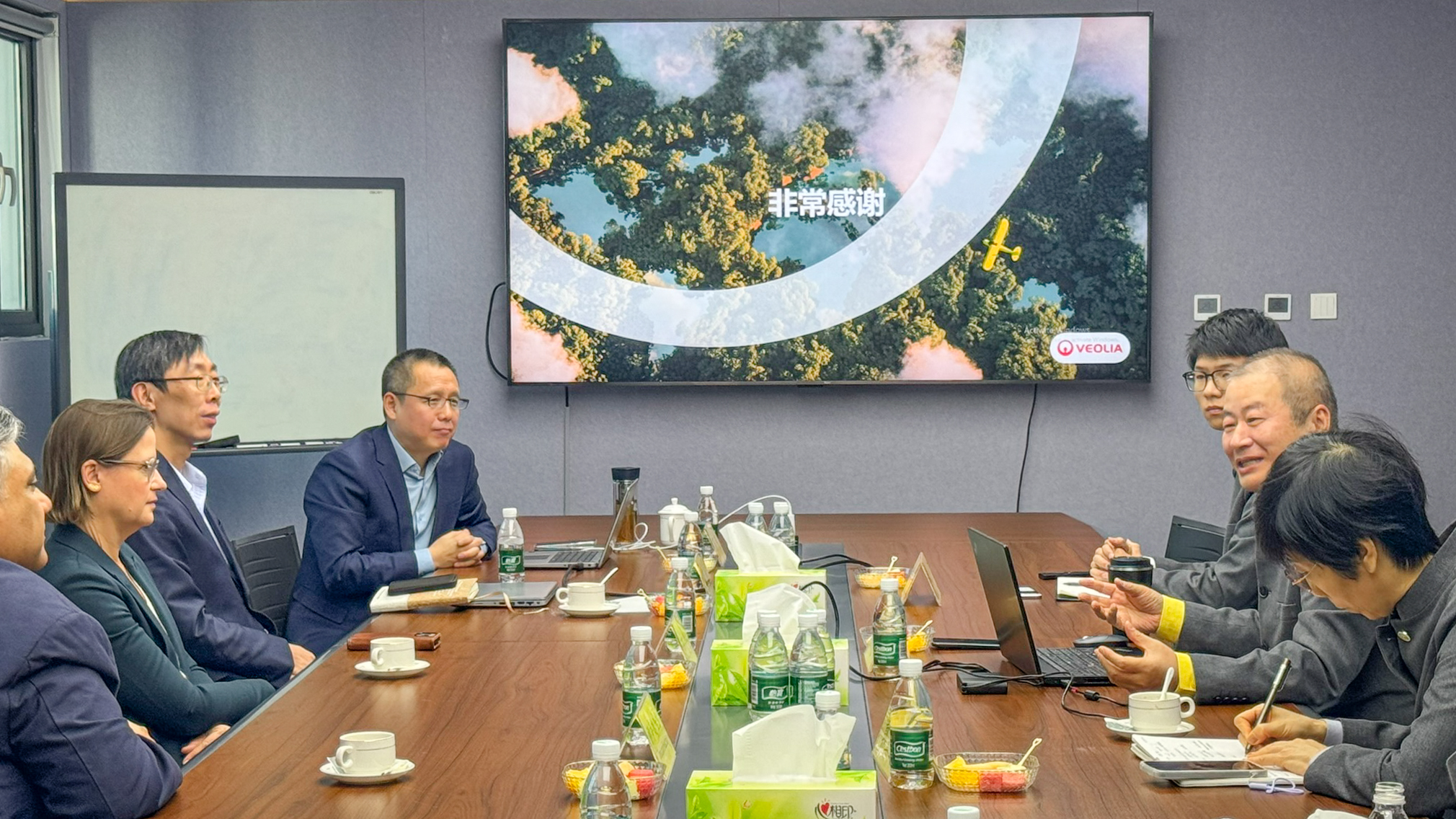 Veolia Water Technologies Global CEO Anne Le Guennec Visits BGT for Exchange and Tour